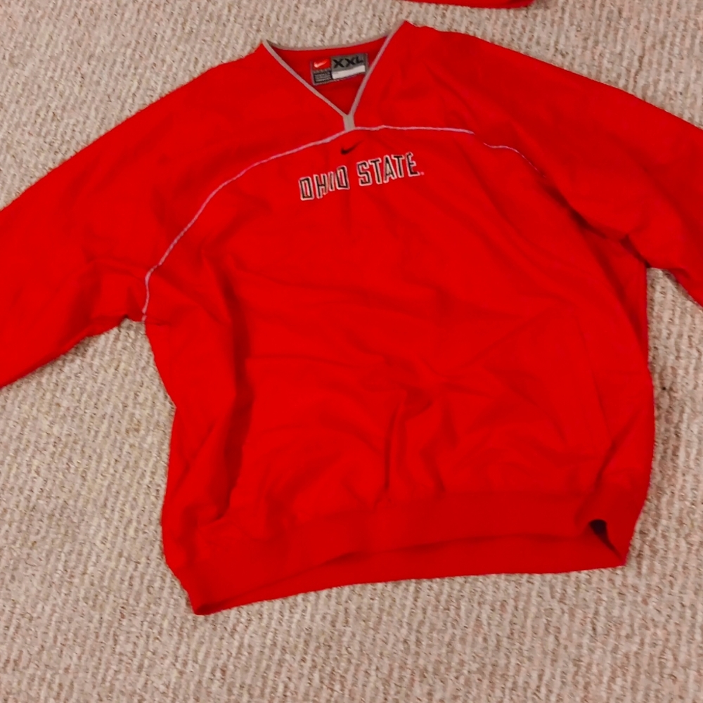 Ohio state buckeyes nike over coat